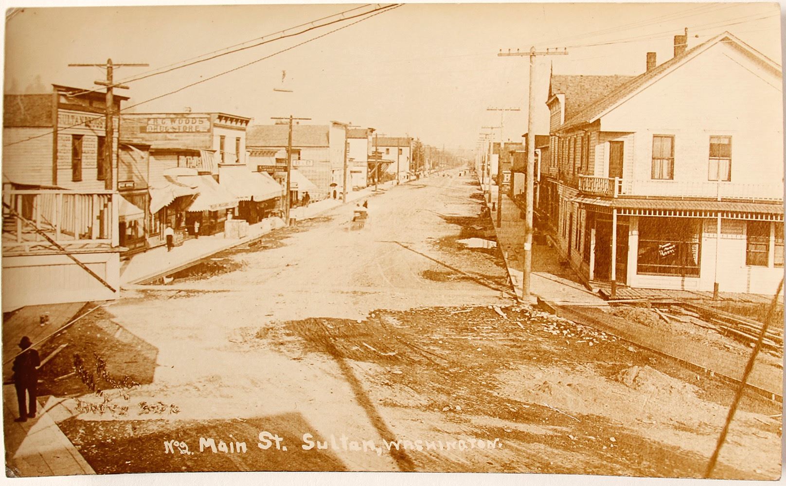 Rare Sultan, Washington Real Photo Postcard