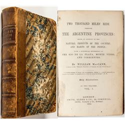 Mac Cann's Argentine Provinces, 1853