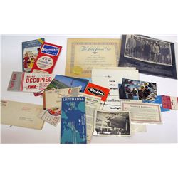 Commercial Airlines Ephemera
