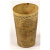 Image 1 : Rare and Unusual N. Spillman Scrimshaw Cup