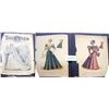 Image 1 : Group of 19th Century Women's Fashions Color Sketches