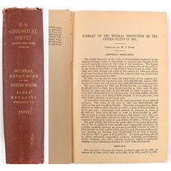 Mineral Resources of the US 1907 by USGS
