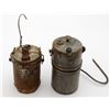Image 1 : Two Wolf-style Superintendent Carbide Lamps