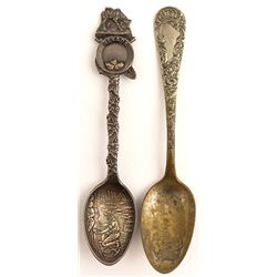 Two spoons: Nevada gold panning and 1898 Mining Fair