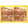 Image 1 : Extra Rare Stereoview of Miners in Alpine County, CA