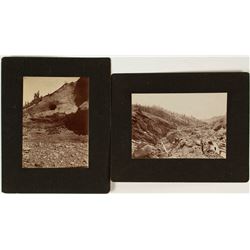 Two Hydraulic Mining Photographs