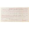 Image 1 : Denver Mint Gold Bullion Assay Memorandum, 1878