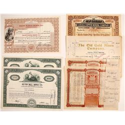 Colorado Mining Certificates (7)