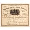 Image 1 : Guy Silver Mining Stock Certificate, Idaho Territory