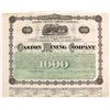 Image 1 : Rare and Early! Gaston Mining Company Mortgage Bond