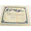 Image 1 : Bluebird Copper-Gold Mining Co. Stock Certificate, 1903, Utah
