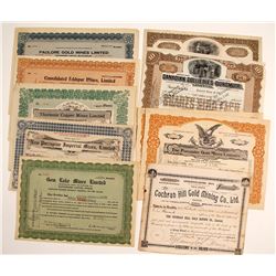 Canadian Mining Stock Certificates (9)