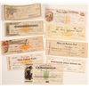 Image 1 : Assortment of Mining Checks and Receipt (9)