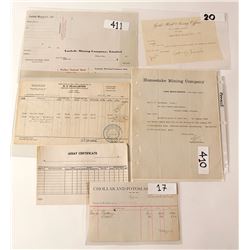 Assay and Mining Ephemera