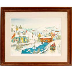 Home for the Holidays Lithograph
