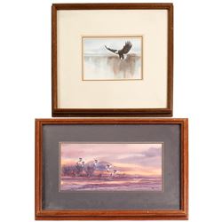 Two Watercolor Paintings