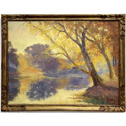 Autumn Landscape by Willem Delsaux