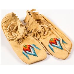Beaded Moccasins by Agnes Kenmille