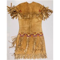 Paiute Beaded Buckskin Dress