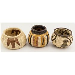 Three Wounaan / Panamanian Baskets