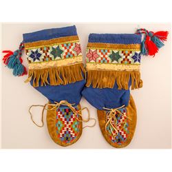Modern Beading, Mukluk Style Moccasins