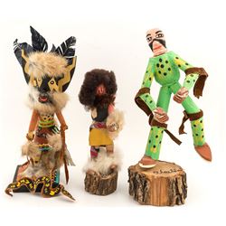Six Folk Art "Kachinas"