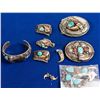 Image 1 : Native American Silver/Turquoise Jewelry Lot