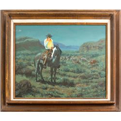 Painting of Cowboy by John T. Jones