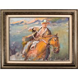 Cowboy on Horse, N. Mikhailenko
