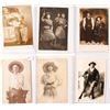 Image 1 : Western Cowboy and Cowgirl Studio Photo RPC's (6)