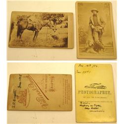 Two CDVs of Oregon Cowboys