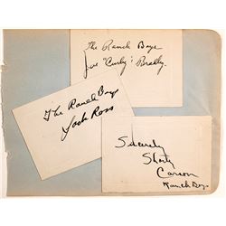 The Ranch Boys Autograph Trio