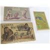 Image 1 : Three Advertising cards: revolver, knife and cutlery