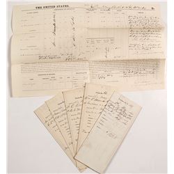Tennessee Civil War Union Office Pay Vouchers