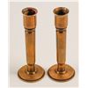 Image 1 : WW 2 Shell Art Candlestick Holders (pair)