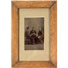 Image 1 : Framed Original Tin Type of Three Men Gambling