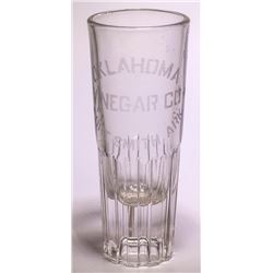 Tall Fort Smith Etched Glass