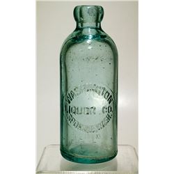 Washington Liquor Company Soda Bottle