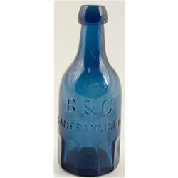 B & C San Francisco Soda Bottle