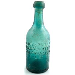 Lynde & Putnam Mineral Water Bottle, San Francisco