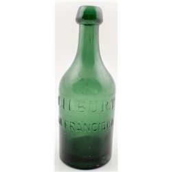 Pontiled California Gold Rush Soda: W.H.Burt / San Francisco