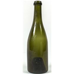 Umarked Green Bottle