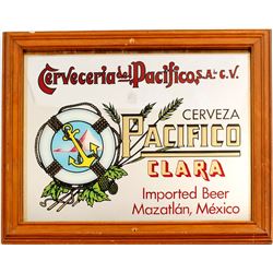 Pacifico Mirrored Bar Sign