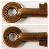 Image 1 : IC Railroad Brass Railroad Switch Key