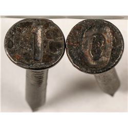 Date Nail Set from Southern Pacific Co