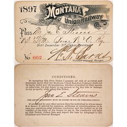 Montana Union Railway Pass