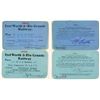 Image 1 : Fort Worth & Rio Grande Railway Annual Passes (1904 & 1908)