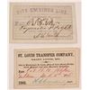 Image 1 : 2 19th Century Railroad Passes