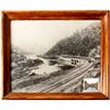 Image 1 : Baltimore & Ohio Railroad Framed Publicity Photograph. Indian Creek, PA
