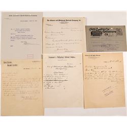 Rare Montana Railroad Documents